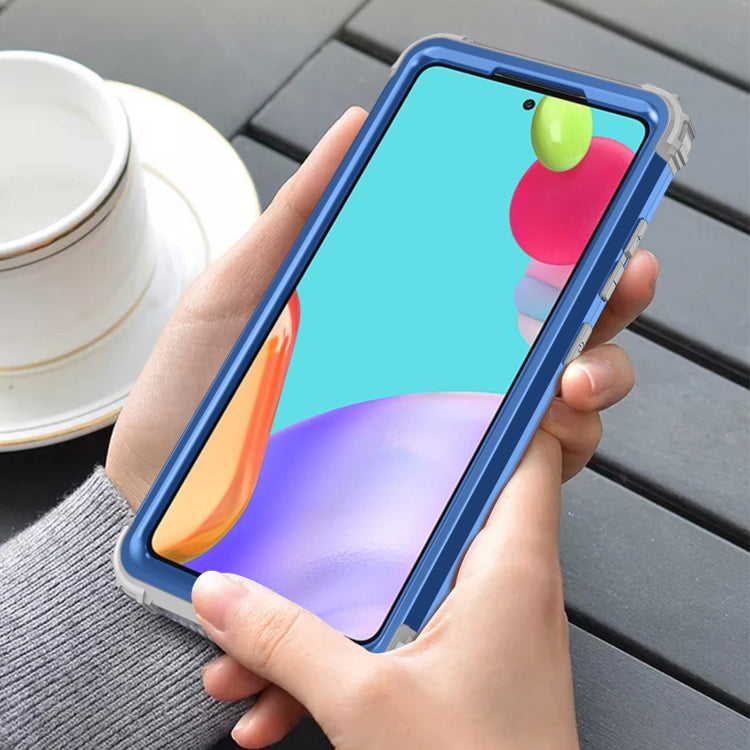 PC + Silicone Three-piece Shockproof Protection Case, For Samsung Galaxy A52 4G / 5G, For Samsung Galaxy A72 4G / 5G