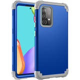 PC + Silicone Three-piece Shockproof Protection Case, For Samsung Galaxy A52 4G / 5G, For Samsung Galaxy A72 4G / 5G