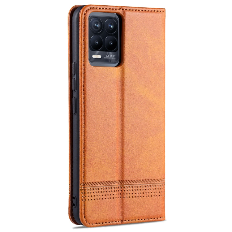 AZNS Magnetic Calf Texture Horizontal Flip Leather Case with Card Slots & Holder & Wallet, For Xiaomi Mi 11 Pro, For OPPO Realme 8 / 8 Pro