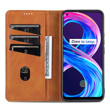 Load image into Gallery viewer, AZNS Magnetic Calf Texture Horizontal Flip Leather Case with Card Slots &amp; Holder &amp; Wallet, For Xiaomi Mi 11 Pro, For OPPO Realme 8 / 8 Pro