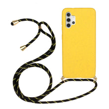 Load image into Gallery viewer, Wheat Straw Material + TPU Protective Case with Lanyard, For Samsung Galaxy A12, For Samsung Galaxy A32 5G, For Samsung Galaxy A52 5G / 4G, For Samsung Galaxy A72 5G / 4G