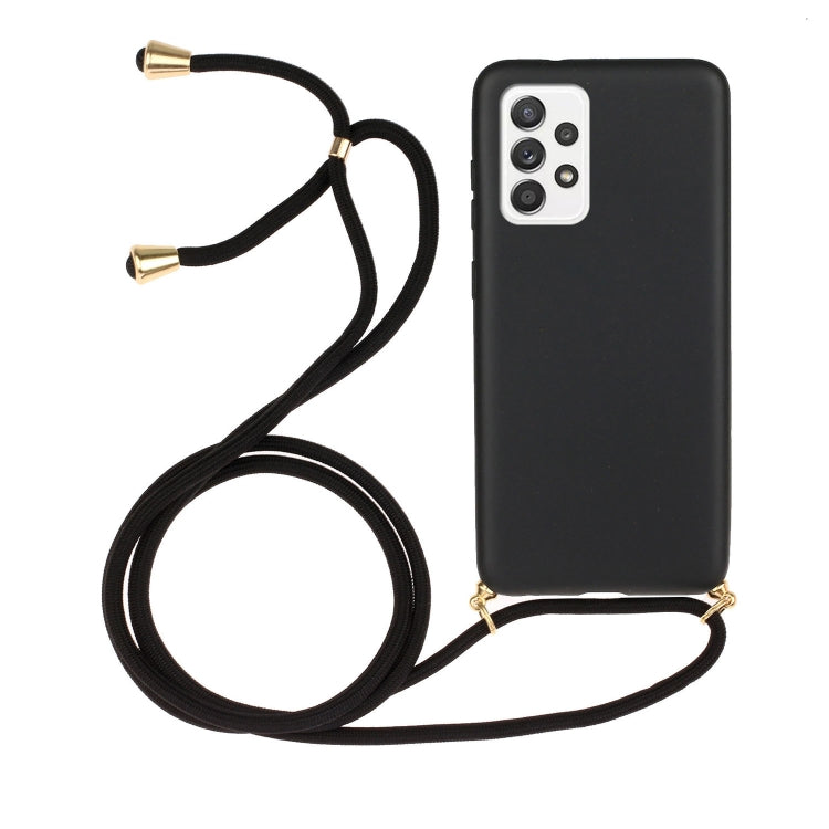 Wheat Straw Material + TPU Protective Case with Lanyard, For Samsung Galaxy A12, For Samsung Galaxy A32 5G, For Samsung Galaxy A52 5G / 4G, For Samsung Galaxy A72 5G / 4G