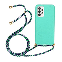 Load image into Gallery viewer, Wheat Straw Material + TPU Protective Case with Lanyard, For Samsung Galaxy A12, For Samsung Galaxy A32 5G, For Samsung Galaxy A52 5G / 4G, For Samsung Galaxy A72 5G / 4G
