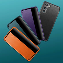 Load image into Gallery viewer, Shockproof Horizontal Flip Plain Leather Phone Case, For Samsung Galaxy S21 FE