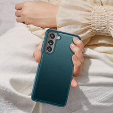 Load image into Gallery viewer, Shockproof Horizontal Flip Plain Leather Phone Case, For Samsung Galaxy S21 FE