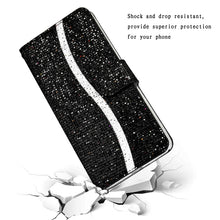 Load image into Gallery viewer, Glitter Powder Horizontal Flip Leather Case with Card Slots &amp; Holder &amp; Lanyard, For Xiaomi Redmi Note 9 5G, For Xiaomi Redmi Note 10 4G, For Xiaomi Redmi Note 10 Pro, For Samsung Galaxy A02 / M02, For Samsung Galaxy A02s(EU Version)                    ...