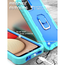 Load image into Gallery viewer, PC + Rubber 3-layers Shockproof Protective Case with Rotating Holder, For Samsung Galaxy A02s, For Samsung Galaxy A12 5G, For Samsung Galaxy A32 5G, For Samsung Galaxy A72 5G / 4G