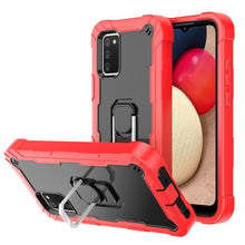Load image into Gallery viewer, PC + Rubber 3-layers Shockproof Protective Case with Rotating Holder, For Samsung Galaxy A02s, For Samsung Galaxy A12 5G, For Samsung Galaxy A32 5G, For Samsung Galaxy A72 5G / 4G