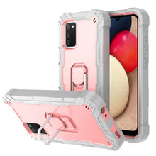 Load image into Gallery viewer, PC + Rubber 3-layers Shockproof Protective Case with Rotating Holder, For Samsung Galaxy A02s, For Samsung Galaxy A12 5G, For Samsung Galaxy A32 5G, For Samsung Galaxy A72 5G / 4G