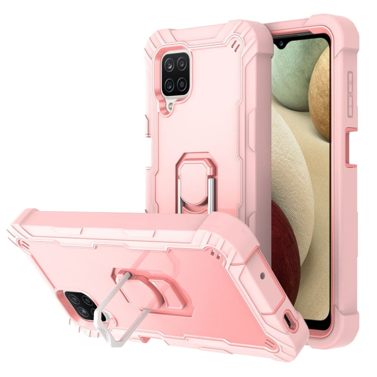 PC + Rubber 3-layers Shockproof Protective Case with Rotating Holder, For Samsung Galaxy A02s, For Samsung Galaxy A12 5G, For Samsung Galaxy A32 5G, For Samsung Galaxy A72 5G / 4G