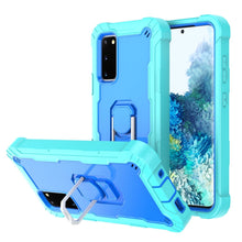 Load image into Gallery viewer, PC + Rubber 3-layers Shockproof Protective Case with Rotating Holder, For Samsung Galaxy S20 FE / FE 5G, For LG Velvet