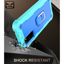 Load image into Gallery viewer, PC + Rubber 3-layers Shockproof Protective Case with Rotating Holder, For Samsung Galaxy S20 FE / FE 5G, For LG Velvet