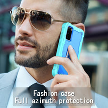 Load image into Gallery viewer, PC + Rubber 3-layers Shockproof Protective Case with Rotating Holder, For Samsung Galaxy S20 FE / FE 5G, For LG Velvet