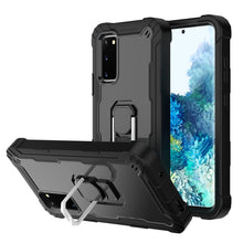 Load image into Gallery viewer, PC + Rubber 3-layers Shockproof Protective Case with Rotating Holder, For Samsung Galaxy S20 FE / FE 5G, For LG Velvet