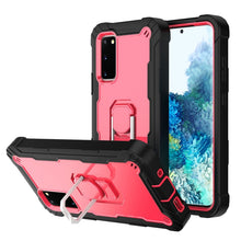 Load image into Gallery viewer, PC + Rubber 3-layers Shockproof Protective Case with Rotating Holder, For Samsung Galaxy S20 FE / FE 5G, For LG Velvet
