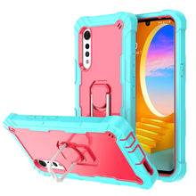 Load image into Gallery viewer, PC + Rubber 3-layers Shockproof Protective Case with Rotating Holder, For Samsung Galaxy S20 FE / FE 5G, For LG Velvet