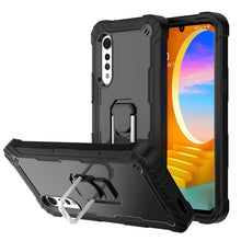 Load image into Gallery viewer, PC + Rubber 3-layers Shockproof Protective Case with Rotating Holder, For Samsung Galaxy S20 FE / FE 5G, For LG Velvet