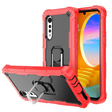 Load image into Gallery viewer, PC + Rubber 3-layers Shockproof Protective Case with Rotating Holder, For Samsung Galaxy S20 FE / FE 5G, For LG Velvet