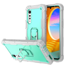 Load image into Gallery viewer, PC + Rubber 3-layers Shockproof Protective Case with Rotating Holder, For Samsung Galaxy S20 FE / FE 5G, For LG Velvet