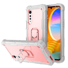 Load image into Gallery viewer, PC + Rubber 3-layers Shockproof Protective Case with Rotating Holder, For Samsung Galaxy S20 FE / FE 5G, For LG Velvet