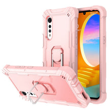 Load image into Gallery viewer, PC + Rubber 3-layers Shockproof Protective Case with Rotating Holder, For Samsung Galaxy S20 FE / FE 5G, For LG Velvet