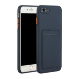 Card Slot Design Shockproof TPU Protective Case, For iPhone 8 & 7, For iPhone 8 Plus & 7 Plus, For iPhone 11, For iPhone 11 Pro