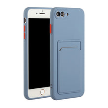 Load image into Gallery viewer, Card Slot Design Shockproof TPU Protective Case, For iPhone 8 &amp; 7, For iPhone 8 Plus &amp; 7 Plus, For iPhone 11, For iPhone 11 Pro