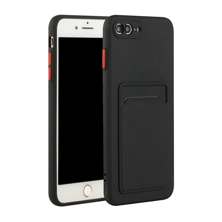 Card Slot Design Shockproof TPU Protective Case, For iPhone 8 & 7, For iPhone 8 Plus & 7 Plus, For iPhone 11, For iPhone 11 Pro