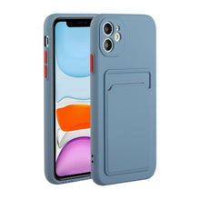 Load image into Gallery viewer, Card Slot Design Shockproof TPU Protective Case, For iPhone 8 &amp; 7, For iPhone 8 Plus &amp; 7 Plus, For iPhone 11, For iPhone 11 Pro