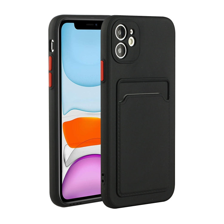 Card Slot Design Shockproof TPU Protective Case, For iPhone 8 & 7, For iPhone 8 Plus & 7 Plus, For iPhone 11, For iPhone 11 Pro