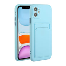 Load image into Gallery viewer, Card Slot Design Shockproof TPU Protective Case, For iPhone 8 &amp; 7, For iPhone 8 Plus &amp; 7 Plus, For iPhone 11, For iPhone 11 Pro