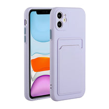 Load image into Gallery viewer, Card Slot Design Shockproof TPU Protective Case, For iPhone 8 &amp; 7, For iPhone 8 Plus &amp; 7 Plus, For iPhone 11, For iPhone 11 Pro