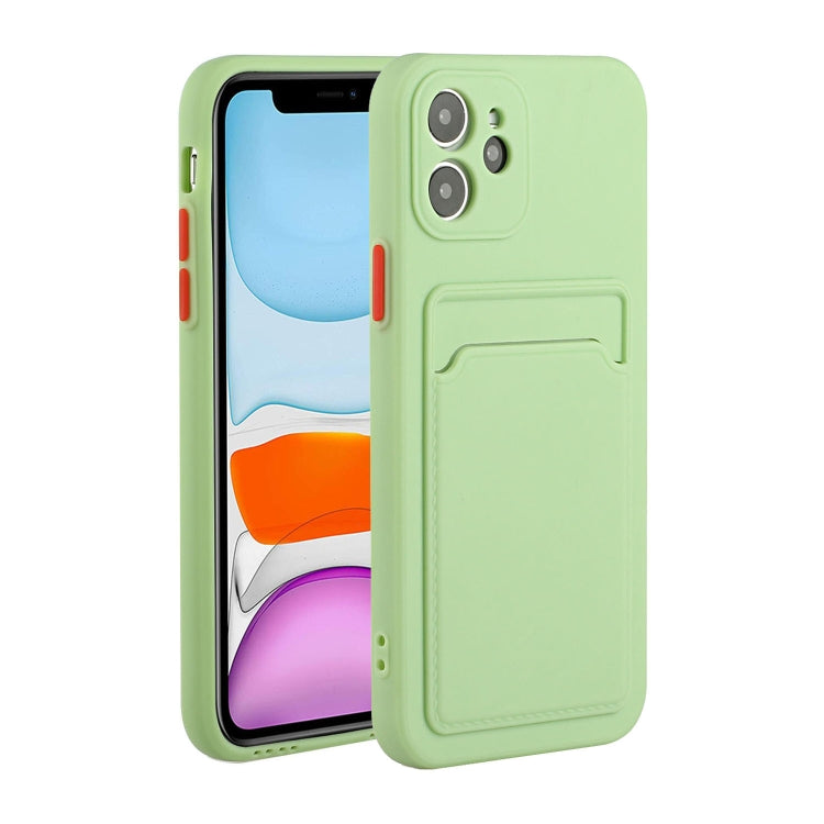 Card Slot Design Shockproof TPU Protective Case, For iPhone 8 & 7, For iPhone 8 Plus & 7 Plus, For iPhone 11, For iPhone 11 Pro
