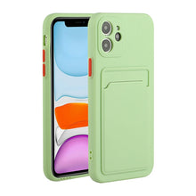Load image into Gallery viewer, Card Slot Design Shockproof TPU Protective Case, For iPhone 8 &amp; 7, For iPhone 8 Plus &amp; 7 Plus, For iPhone 11, For iPhone 11 Pro