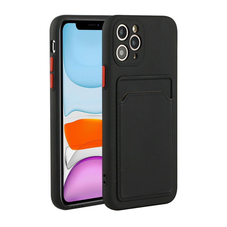 Card Slot Design Shockproof TPU Protective Case, For iPhone 8 & 7, For iPhone 8 Plus & 7 Plus, For iPhone 11, For iPhone 11 Pro