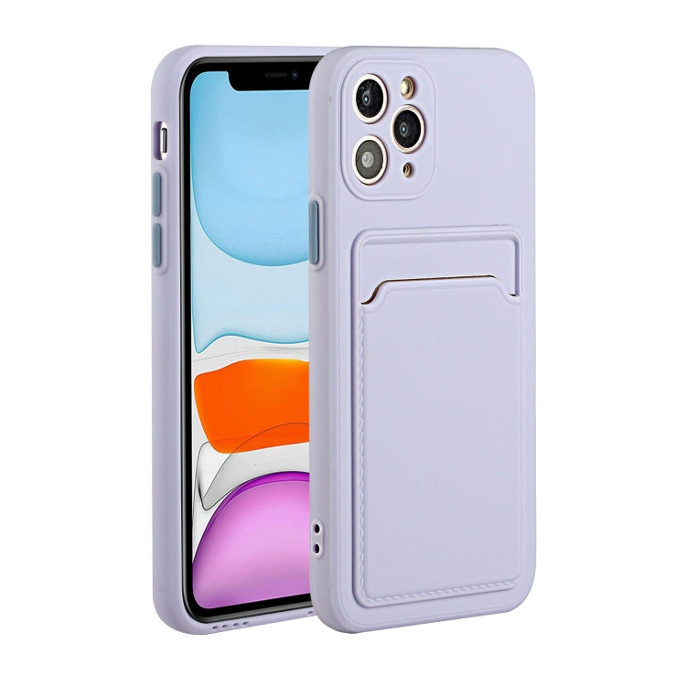 Card Slot Design Shockproof TPU Protective Case, For iPhone 8 & 7, For iPhone 8 Plus & 7 Plus, For iPhone 11, For iPhone 11 Pro