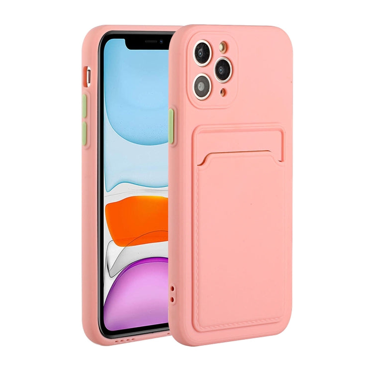 Card Slot Design Shockproof TPU Protective Case, For iPhone 8 & 7, For iPhone 8 Plus & 7 Plus, For iPhone 11, For iPhone 11 Pro