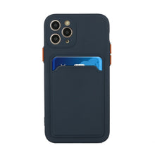 Load image into Gallery viewer, Card Slot Design Shockproof TPU Protective Case, For iPhone 11 Pro Max, For iPhone 12 mini, For iPhone 12, For iPhone 12 Pro