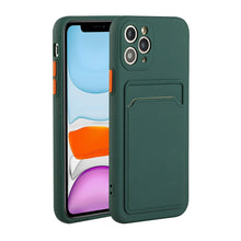 Load image into Gallery viewer, Card Slot Design Shockproof TPU Protective Case, For iPhone 11 Pro Max, For iPhone 12 mini, For iPhone 12, For iPhone 12 Pro