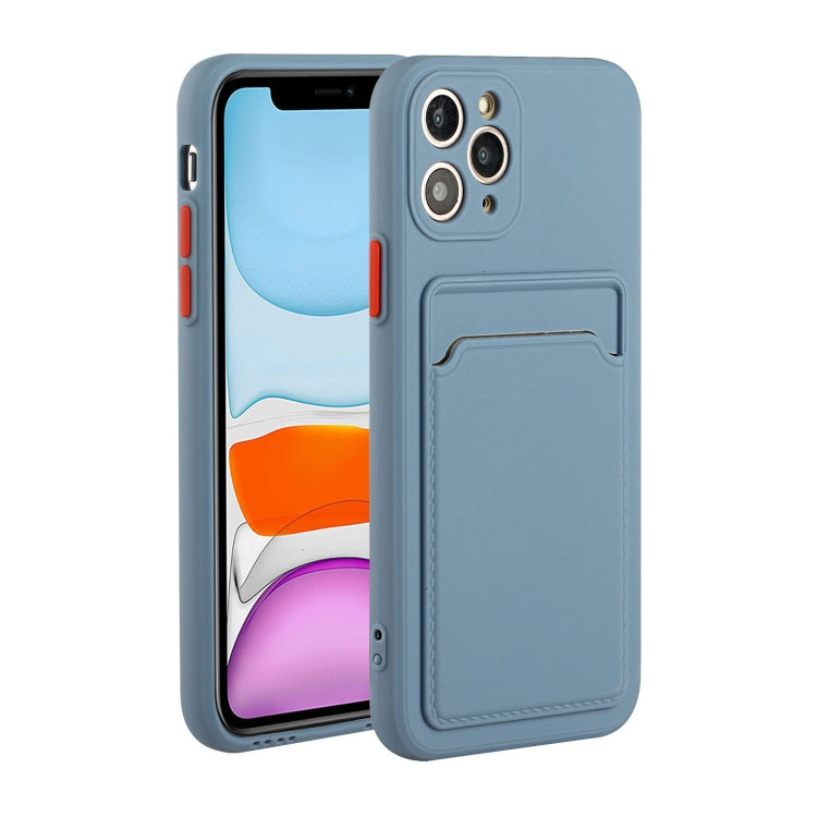Card Slot Design Shockproof TPU Protective Case, For iPhone 11 Pro Max, For iPhone 12 mini, For iPhone 12, For iPhone 12 Pro