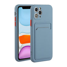 Load image into Gallery viewer, Card Slot Design Shockproof TPU Protective Case, For iPhone 11 Pro Max, For iPhone 12 mini, For iPhone 12, For iPhone 12 Pro