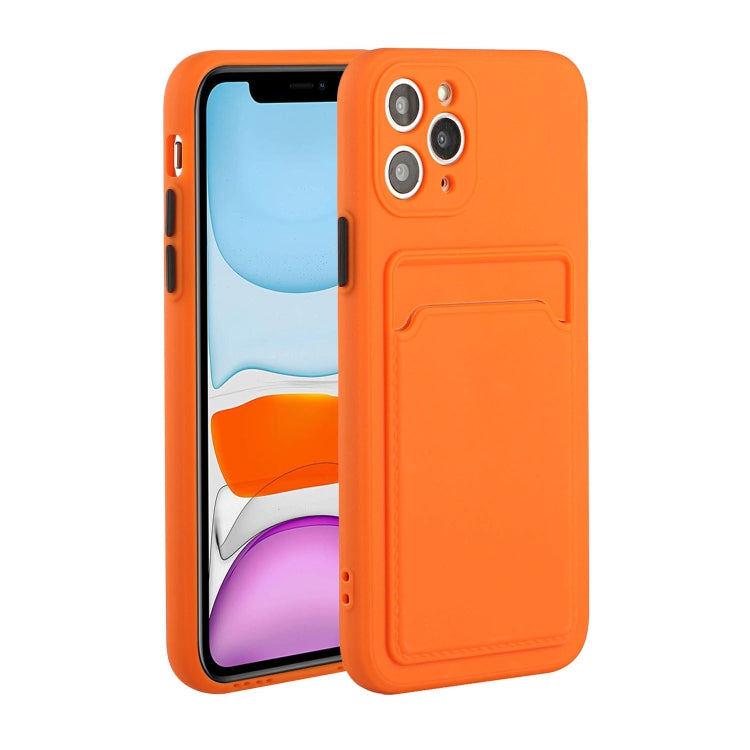 Card Slot Design Shockproof TPU Protective Case, For iPhone 11 Pro Max, For iPhone 12 mini, For iPhone 12, For iPhone 12 Pro
