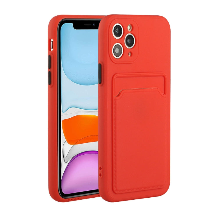 Card Slot Design Shockproof TPU Protective Case, For iPhone 11 Pro Max, For iPhone 12 mini, For iPhone 12, For iPhone 12 Pro