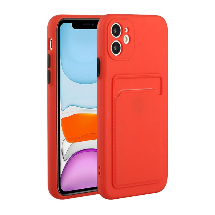 Card Slot Design Shockproof TPU Protective Case, For iPhone 11 Pro Max, For iPhone 12 mini, For iPhone 12, For iPhone 12 Pro