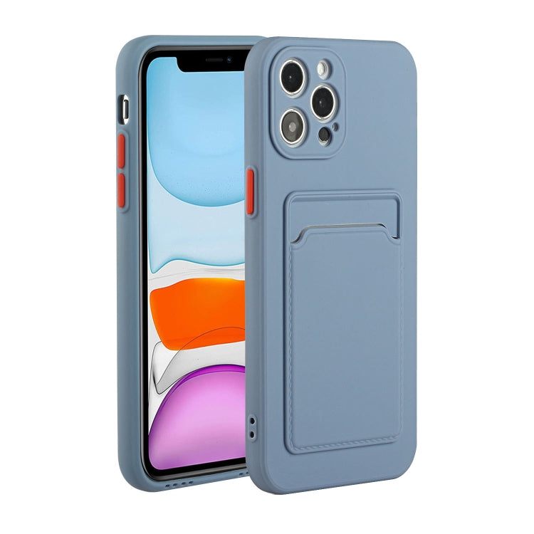 Card Slot Design Shockproof TPU Protective Case, For iPhone 11 Pro Max, For iPhone 12 mini, For iPhone 12, For iPhone 12 Pro