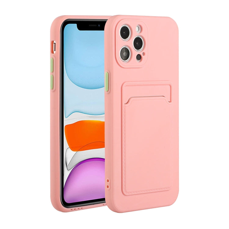 Card Slot Design Shockproof TPU Protective Case, For iPhone 11 Pro Max, For iPhone 12 mini, For iPhone 12, For iPhone 12 Pro