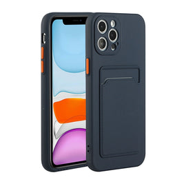Card Slot Design Shockproof TPU Protective Case, For iPhone 12 Pro Max, For iPhone X / XS, For iPhone XR, For iPhone XS Max
