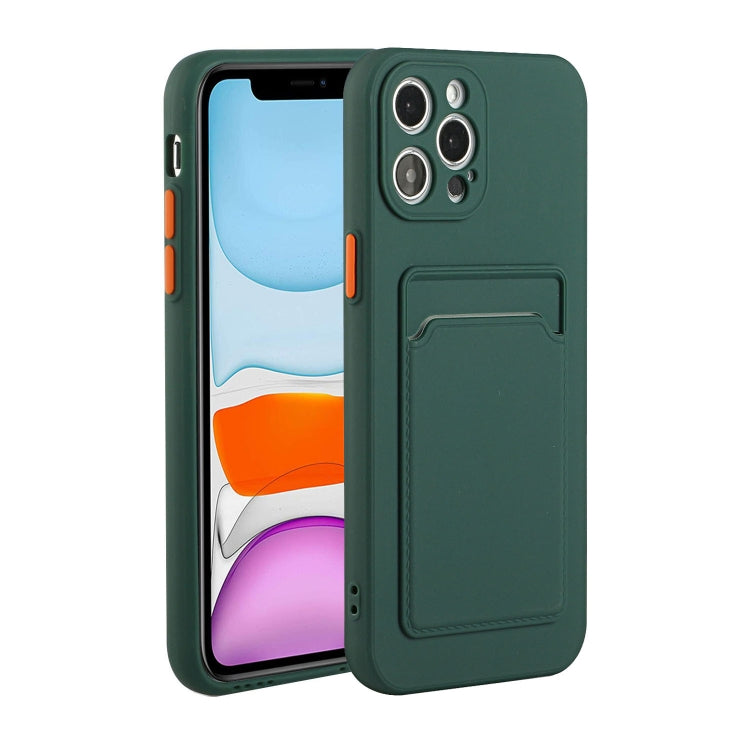 Card Slot Design Shockproof TPU Protective Case, For iPhone 12 Pro Max, For iPhone X / XS, For iPhone XR, For iPhone XS Max
