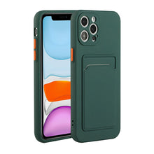 Load image into Gallery viewer, Card Slot Design Shockproof TPU Protective Case, For iPhone 12 Pro Max, For iPhone X / XS, For iPhone XR, For iPhone XS Max