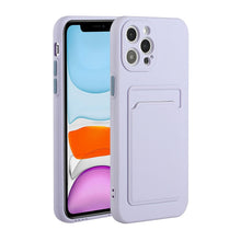 Load image into Gallery viewer, Card Slot Design Shockproof TPU Protective Case, For iPhone 12 Pro Max, For iPhone X / XS, For iPhone XR, For iPhone XS Max